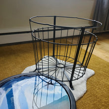 Load image into Gallery viewer, Moody ocean basket storage table